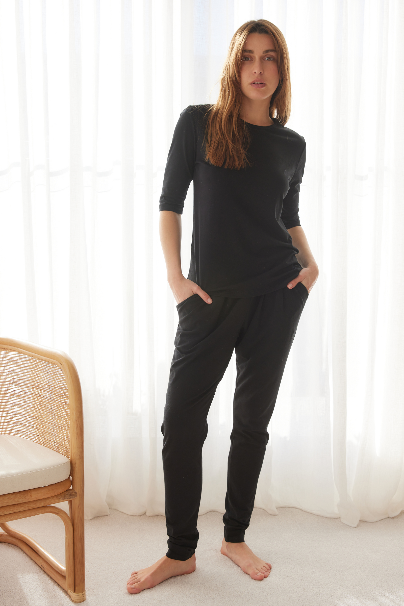 Elbow length sleeve PJ set