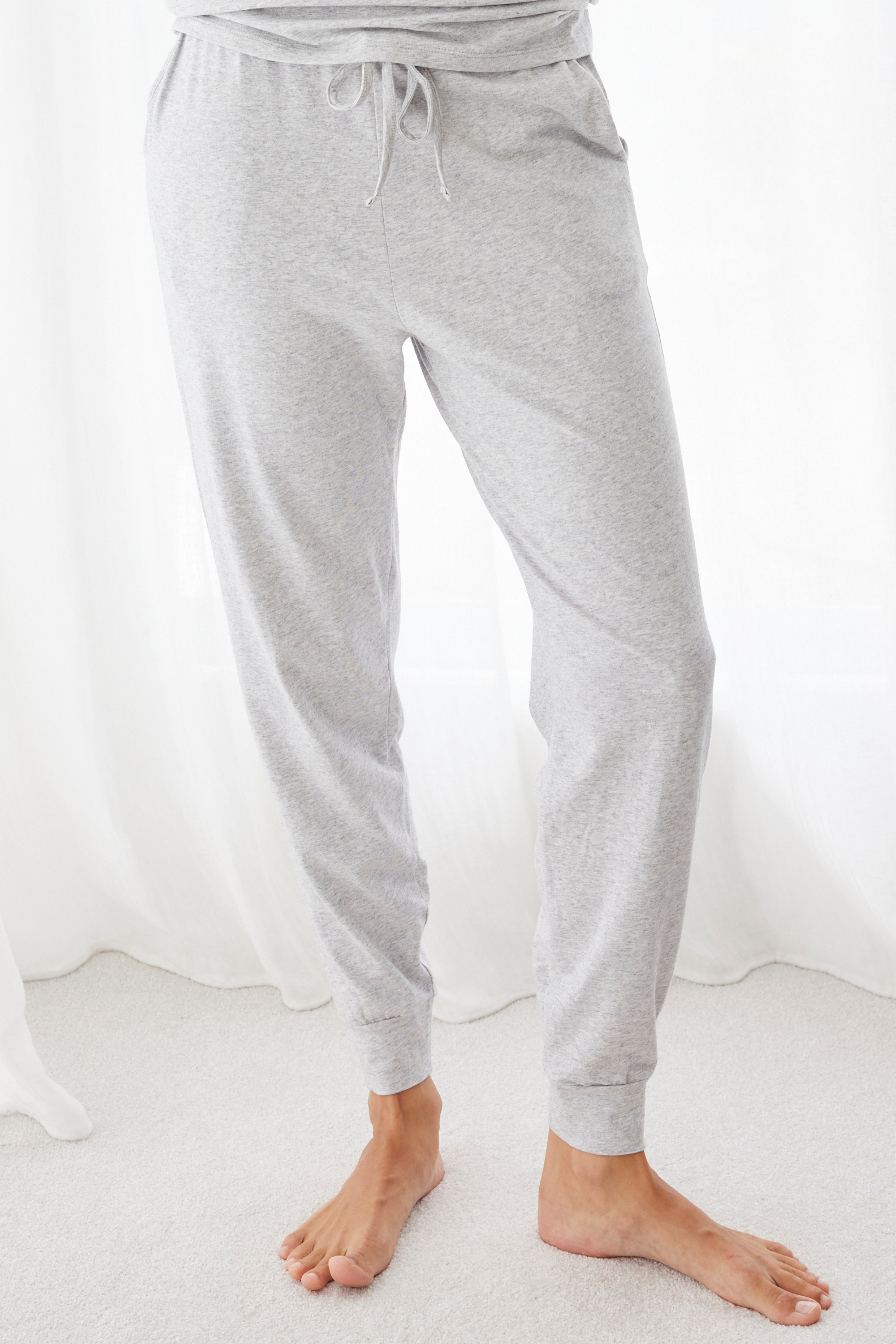 Jogger pants - Cool grey marle