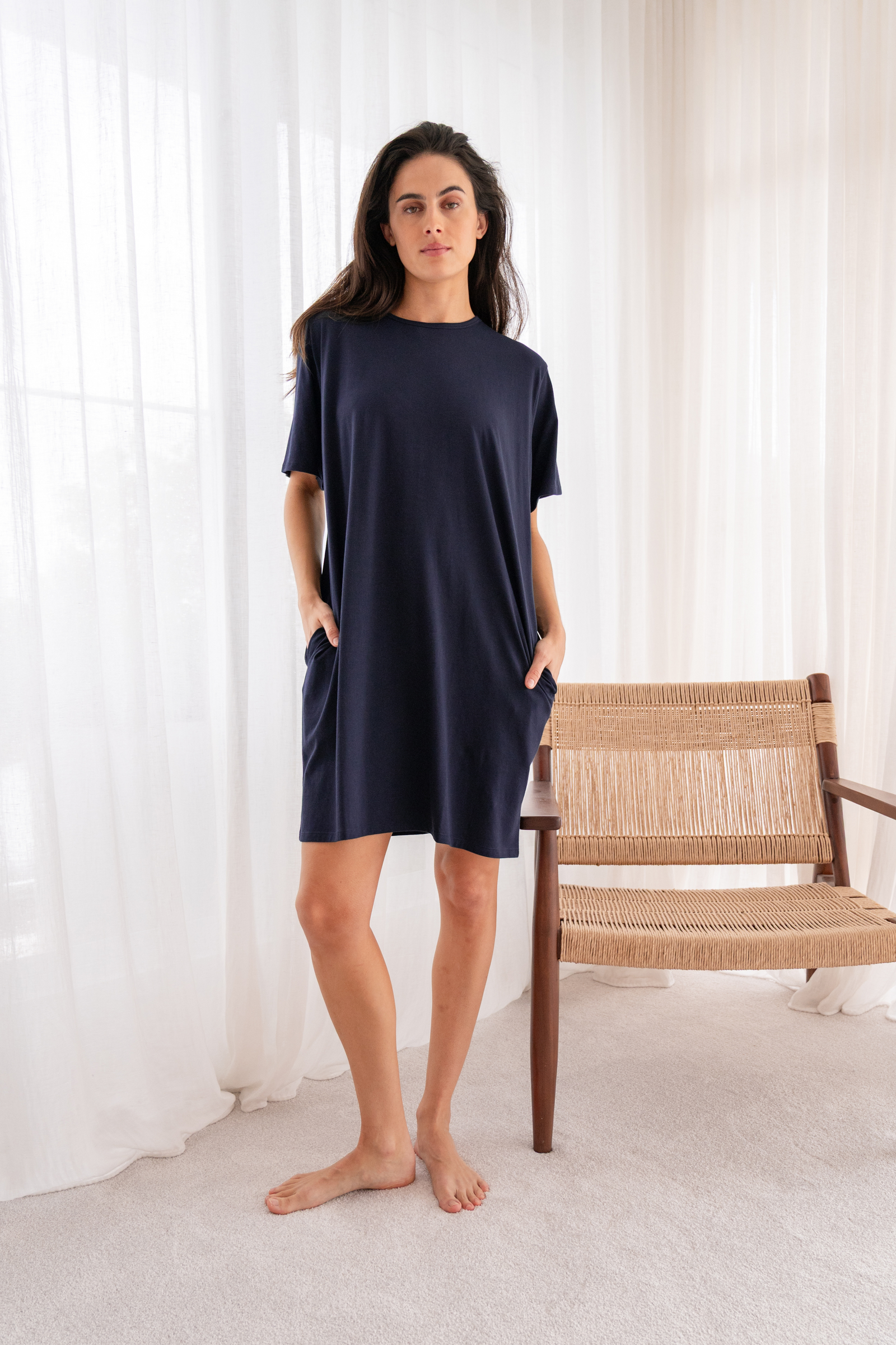 Boxy tee dress