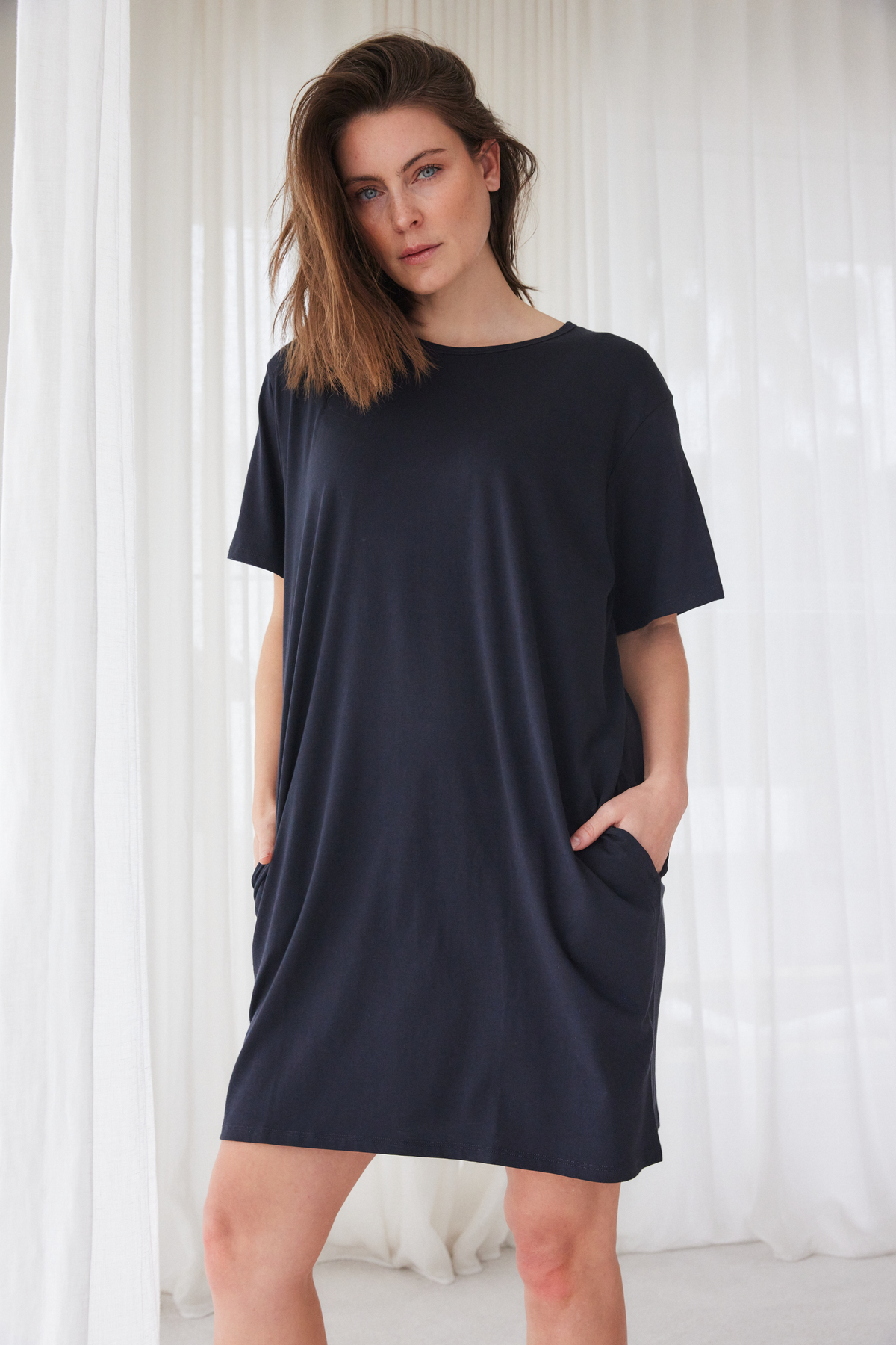 Boxy tee dress