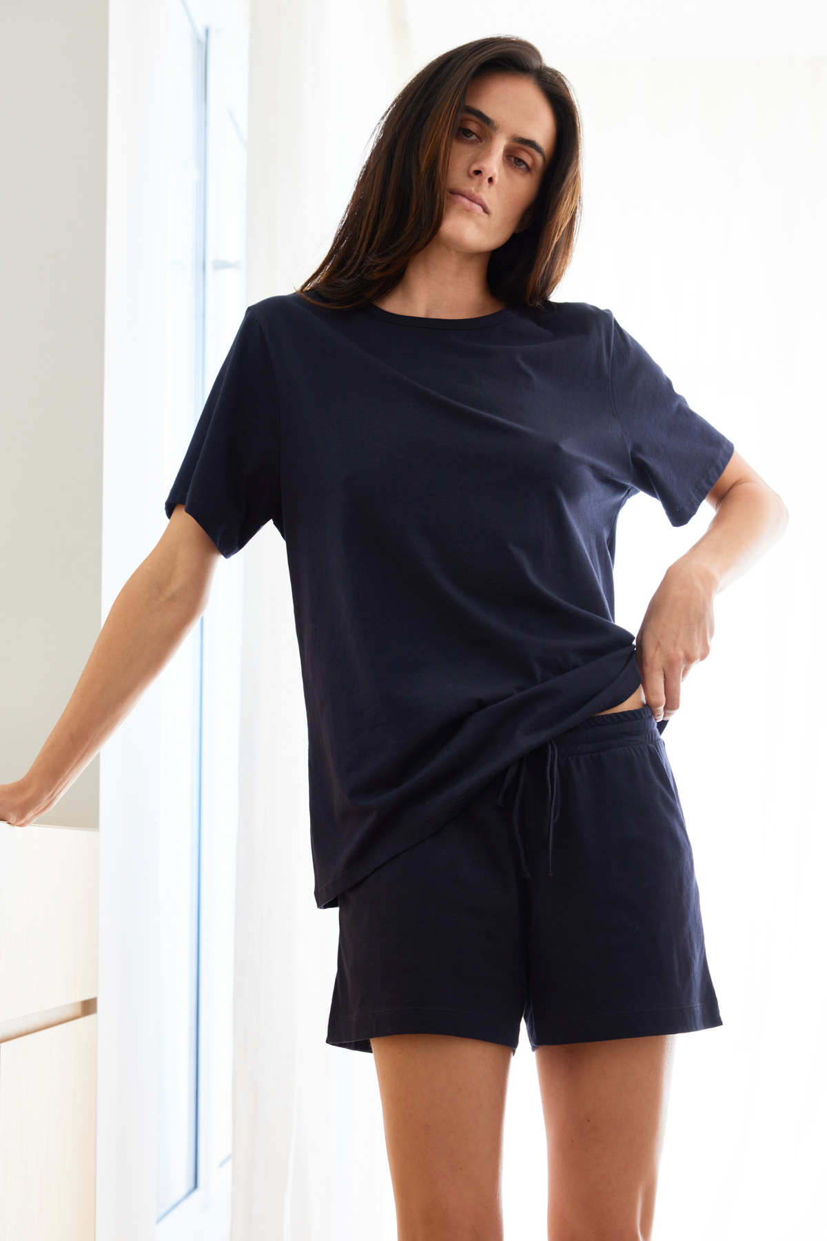 Staple tee PJ set - Deep navy