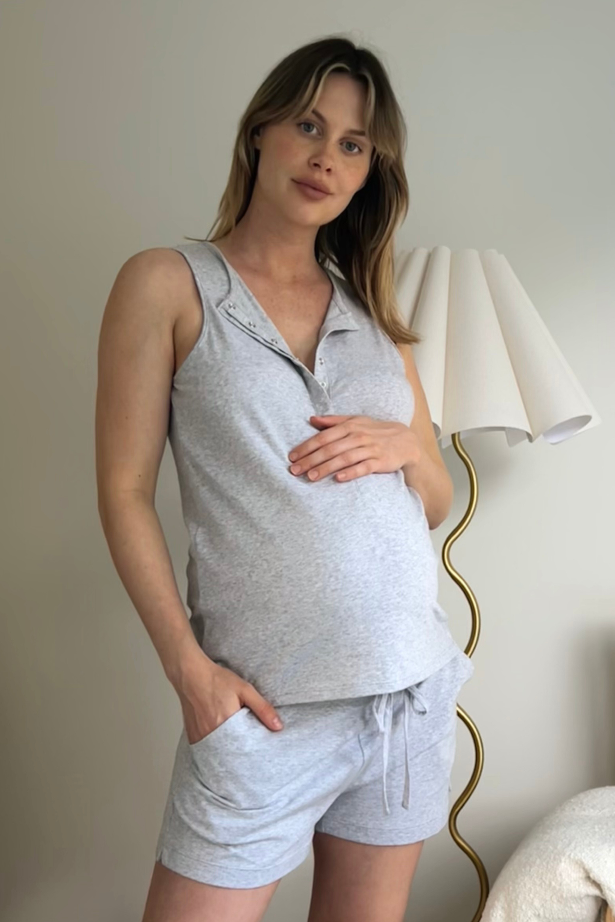 Button down tank PJ set