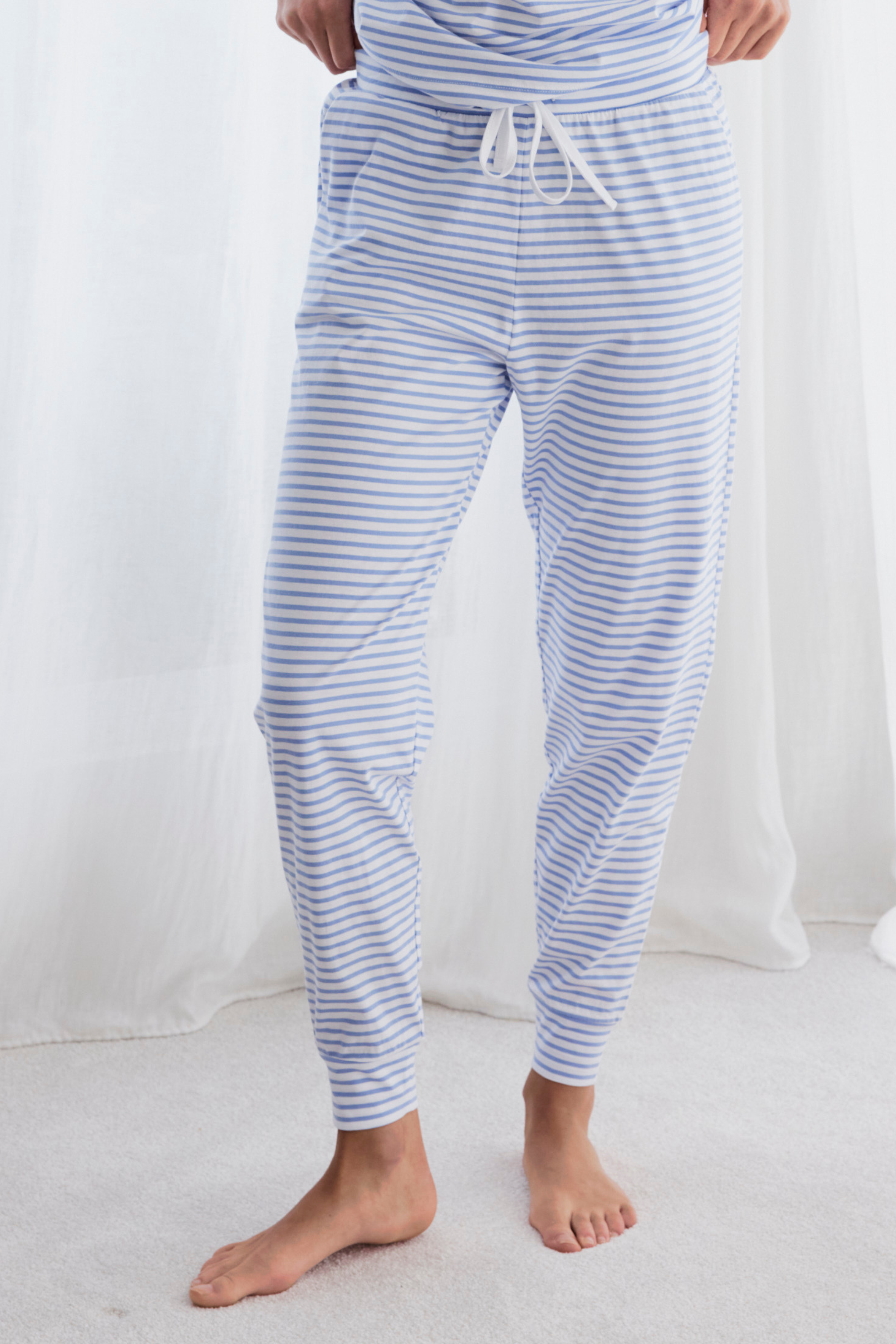 Jogger pants - Blue stripe