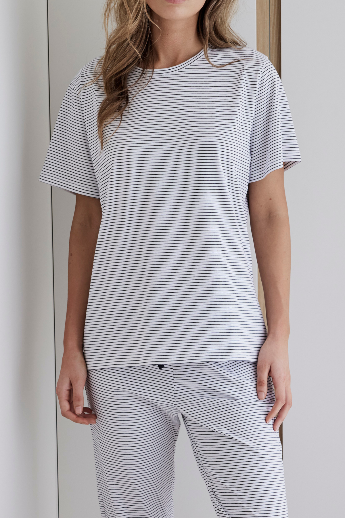 Staple tee - Navy stripe