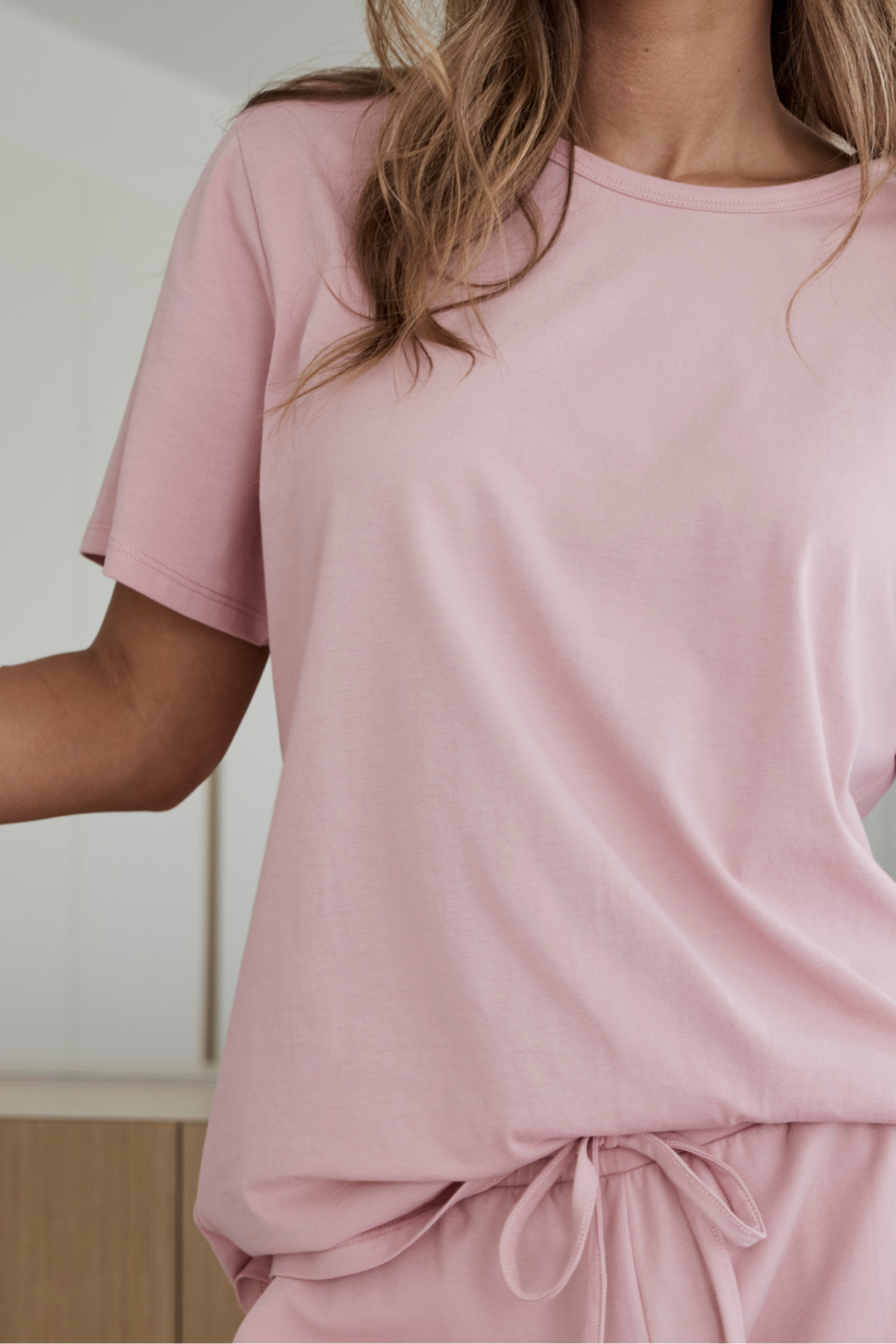 Staple tee - Dusty pink